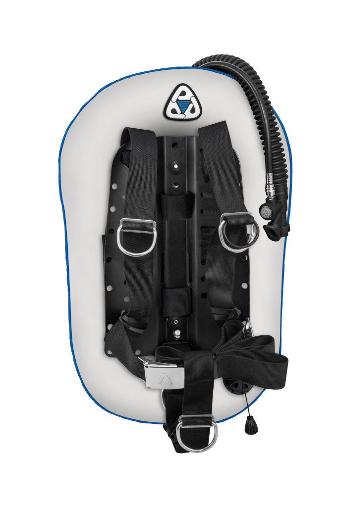 Akuana Seal Elite backplate-and-wing BCD set with single-tank wing, stocked in Singapore