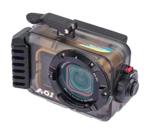 AOI Underwater Universal Housing for Action Cameras - Black Color - Image 12
