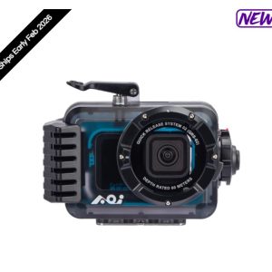 AOI Underwater Universal Housing for Action Cameras - Black Color