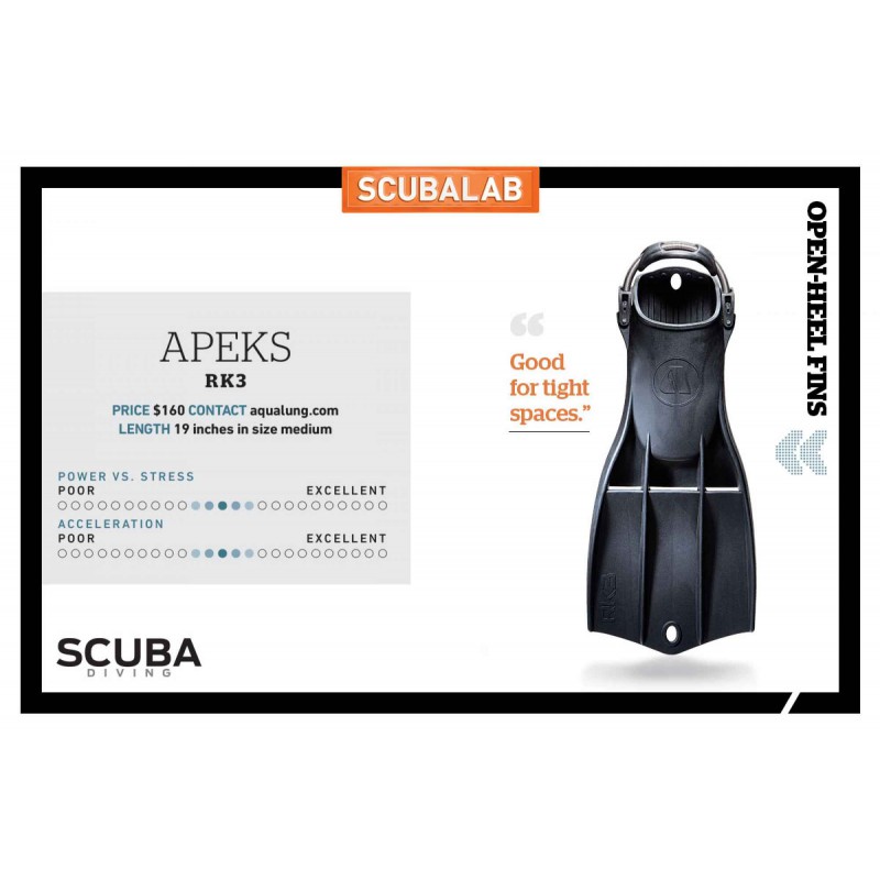 Apeks RK3 Diving Fins - Image 4
